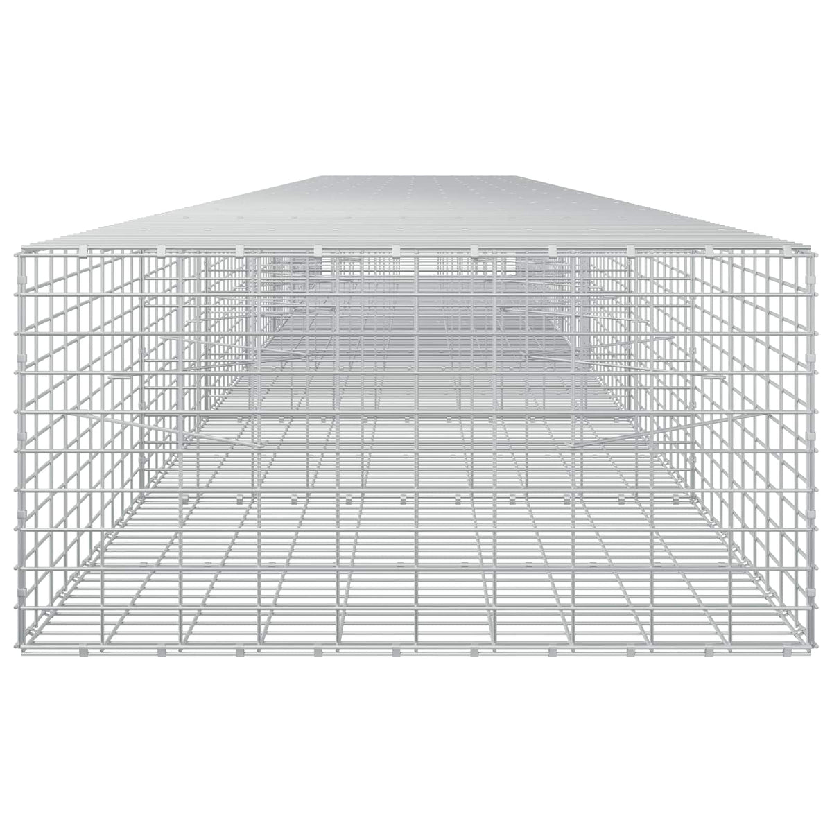 vidaXL Gabion z drutu 3,5 mm i siatką 5x10 cm 700x100x50 cm