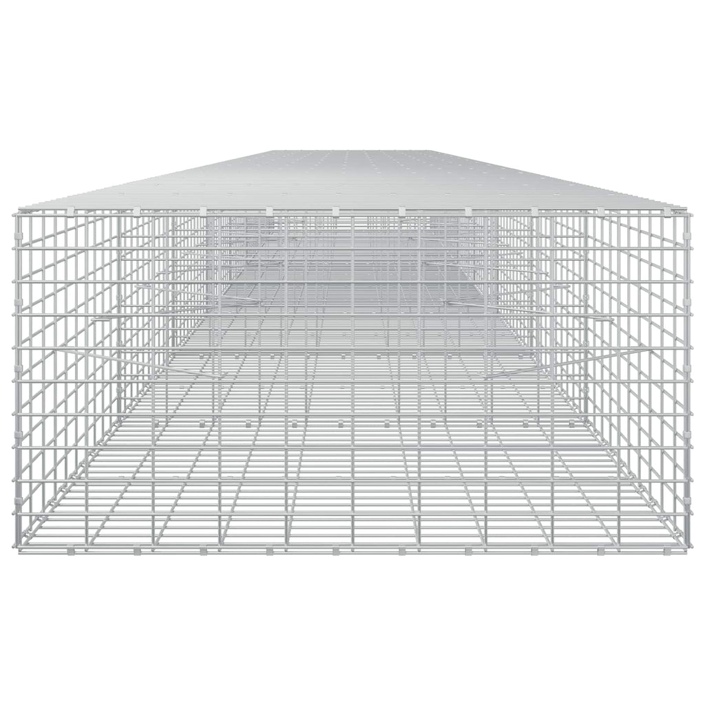 vidaXL Gabion z drutu 3,5 mm i siatką 5x10 cm 750x100x50 cm