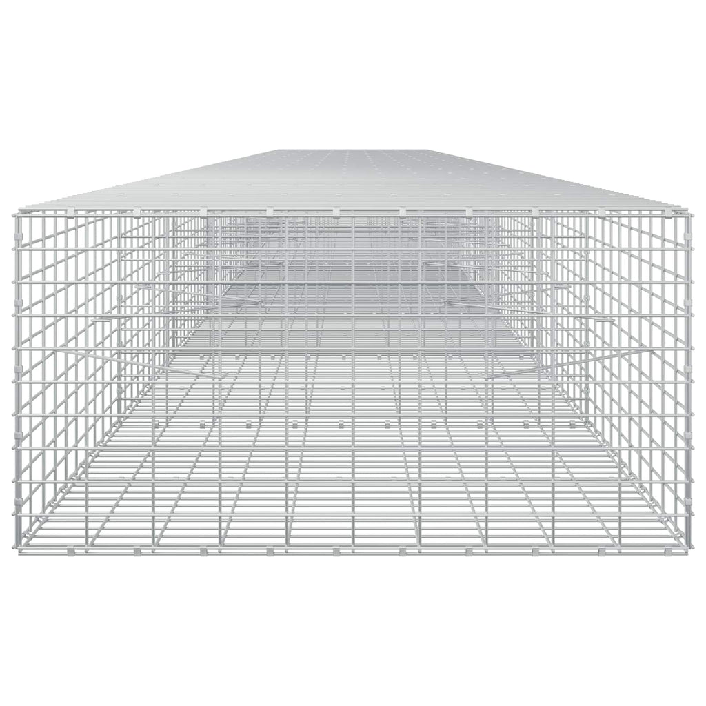 vidaXL Gabion z drutu 3,5 mm i siatką 5x10 cm 800x100x50 cm