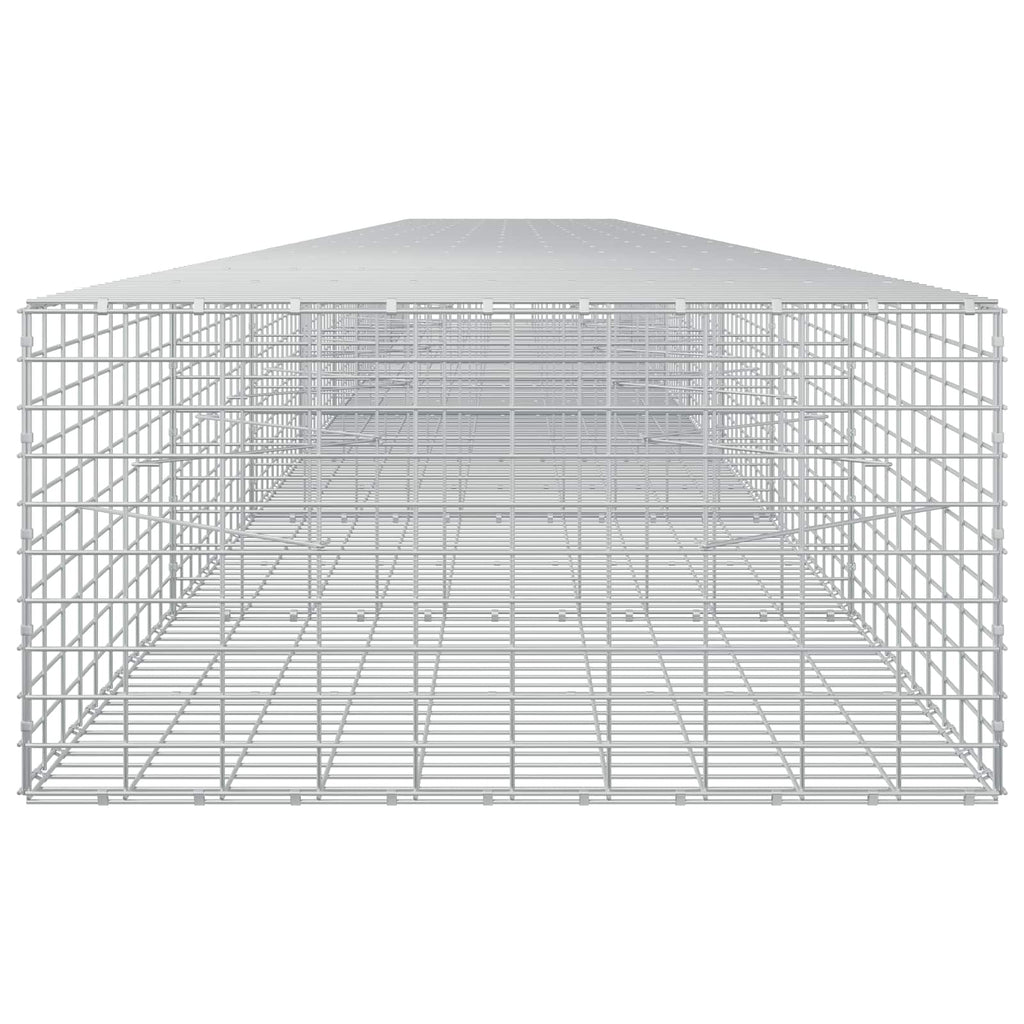 vidaXL Gabion z drutu 3,5 mm i siatką 5x10 cm 850x100x50 cm
