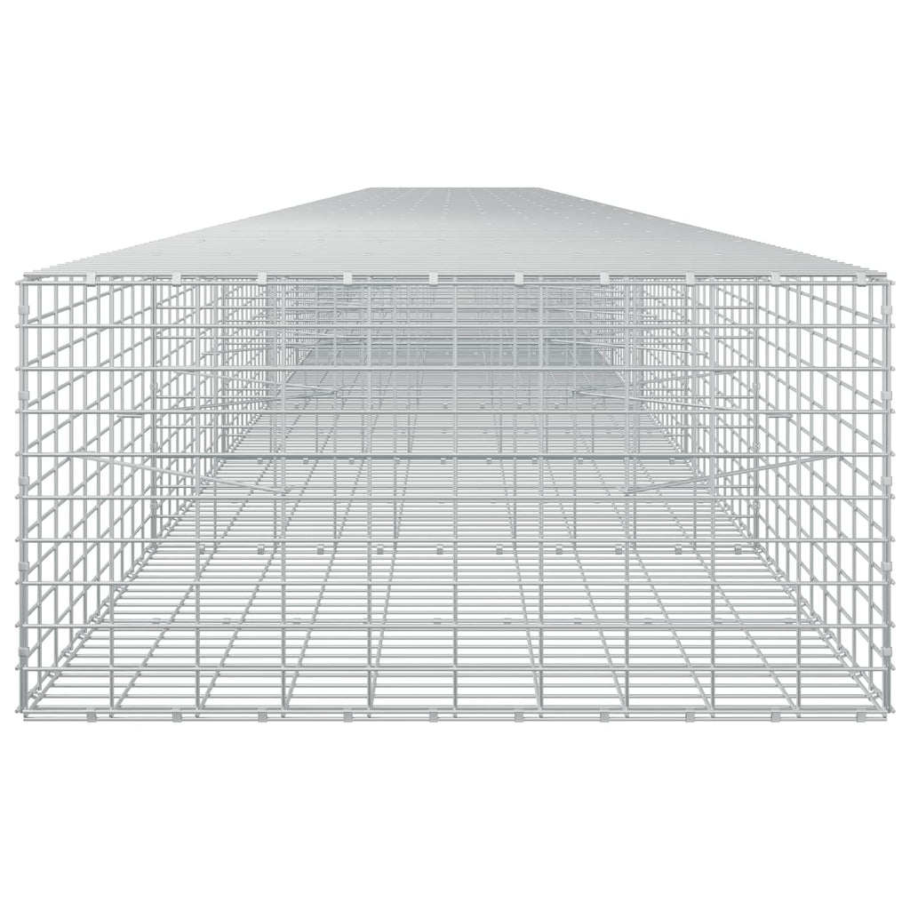 vidaXL Gabion z drutu 3,5 mm i siatką 5x10 cm 950x100x50 cm