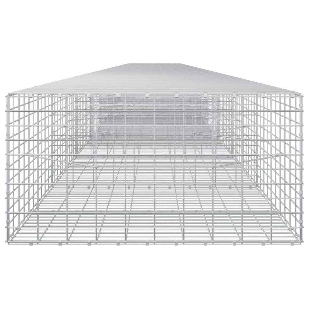 vidaXL Gabion z drutu 3,5 mm i siatką 5x10 cm 1050x100x50 cm