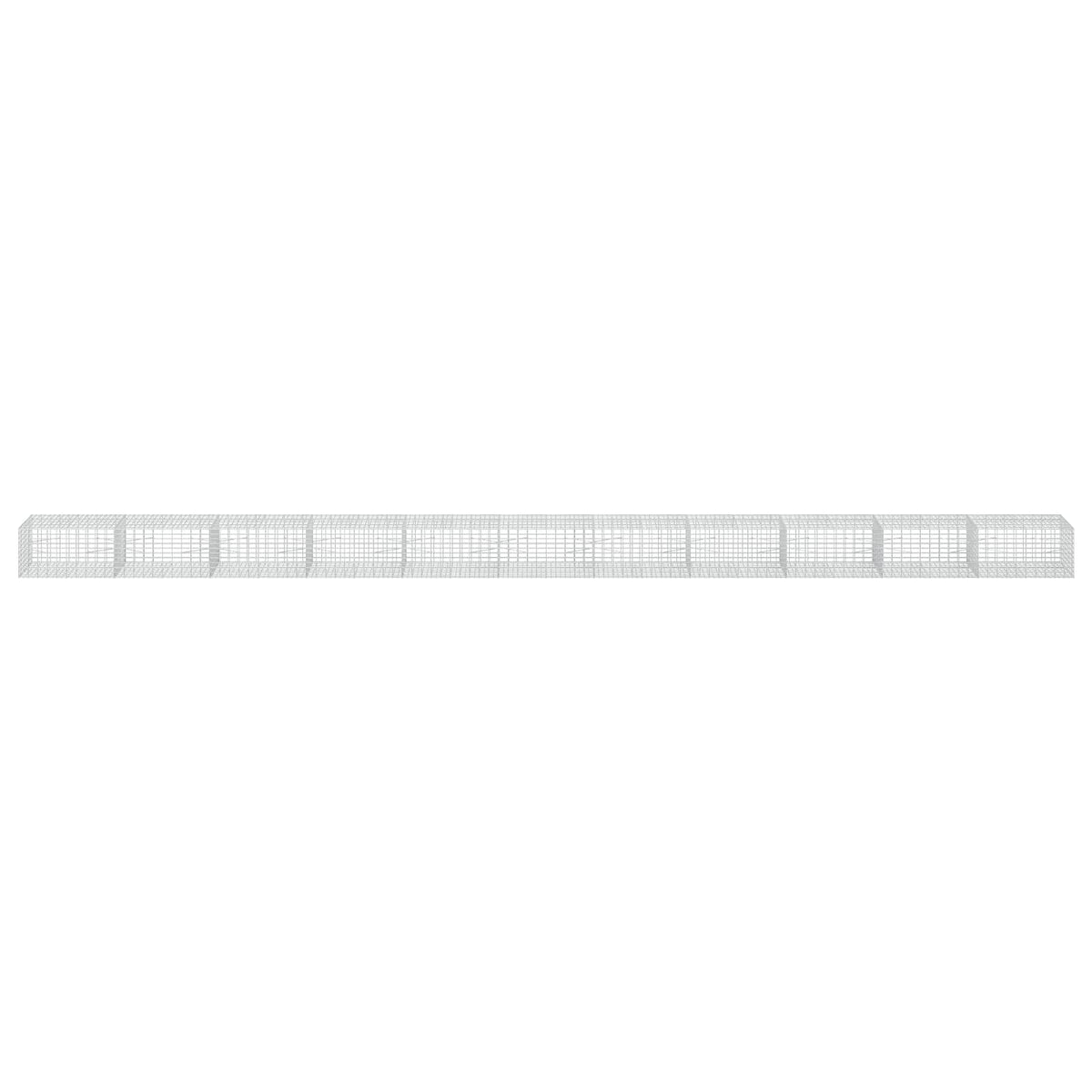 vidaXL Gabion z drutu 3,5 mm i siatką 5x10 cm 1100x100x50 cm