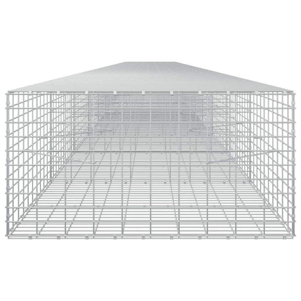 vidaXL Gabion z drutu 3,5 mm i siatką 5x10 cm 1100x100x50 cm