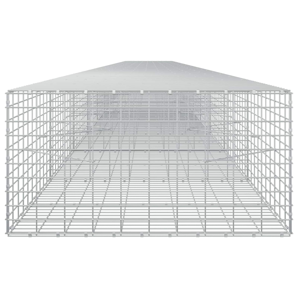 vidaXL Gabion z drutu 3,5 mm i siatką 5x10 cm 1150x100x50 cm