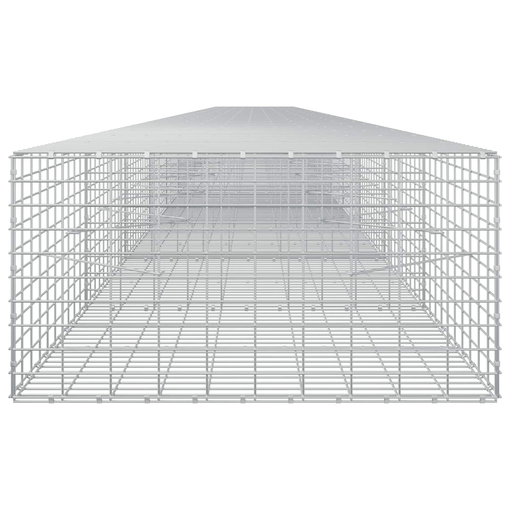 vidaXL Gabion z drutu 3,5 mm i siatką 5x10 cm 1200x100x50 cm