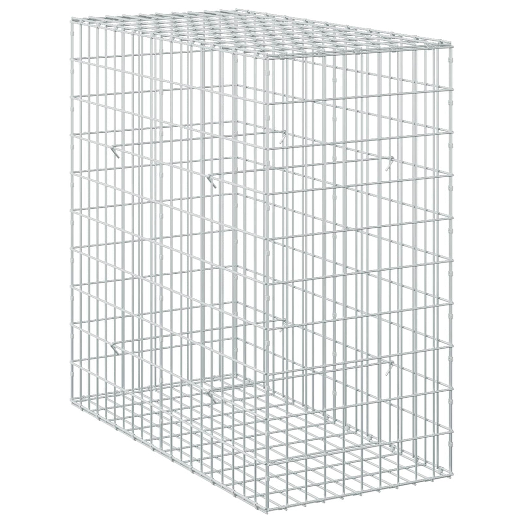 vidaXL Gabion z drutu 3,5 mm i siatką 5x10 cm 50x100x100 cm