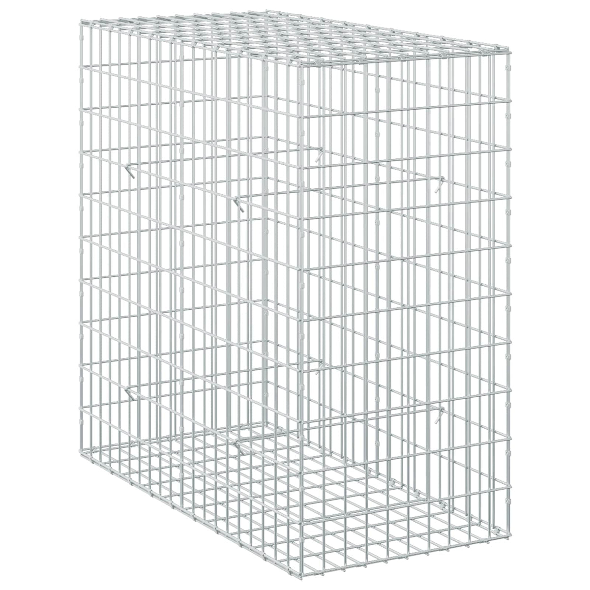 vidaXL Gabion z drutu 3,5 mm i siatką 5x10 cm 50x100x100 cm