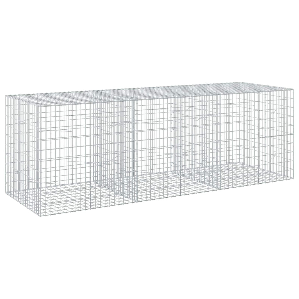 vidaXL Gabion z drutu 3,5 mm i siatką 5x10 cm 300x100x100 cm