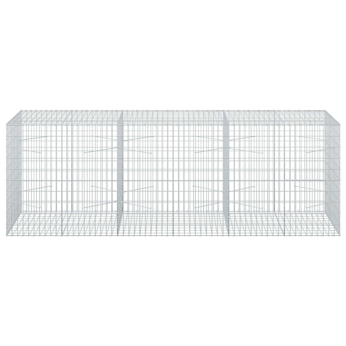 vidaXL Gabion z drutu 3,5 mm i siatką 5x10 cm 300x100x100 cm