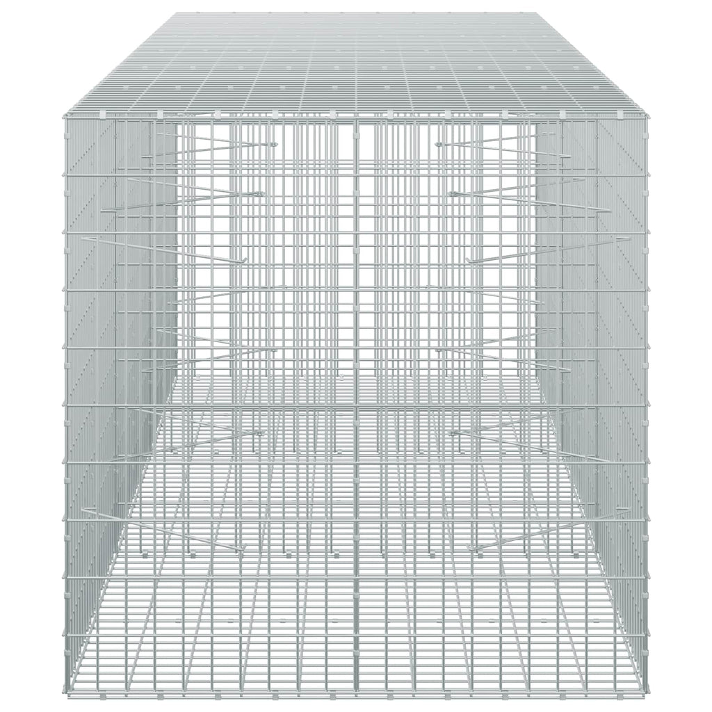 vidaXL Gabion z drutu 3,5 mm i siatką 5x10 cm 300x100x100 cm