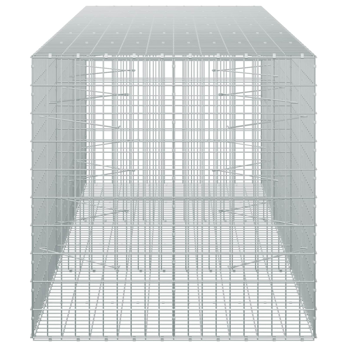 vidaXL Gabion z drutu 3,5 mm i siatką 5x10 cm 300x100x100 cm