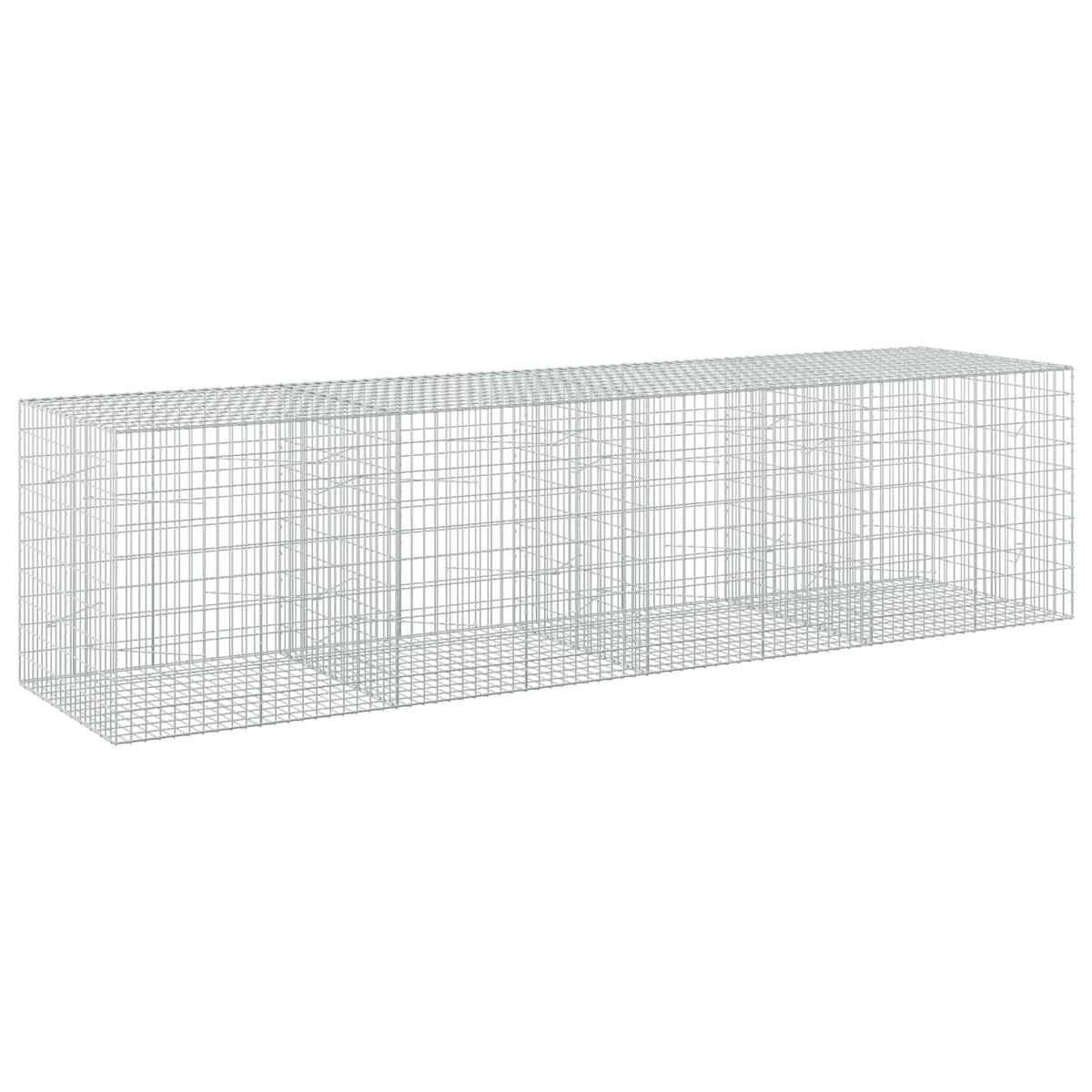vidaXL Gabion z drutu 3,5 mm i siatką 5x10 cm 400x100x100 cm