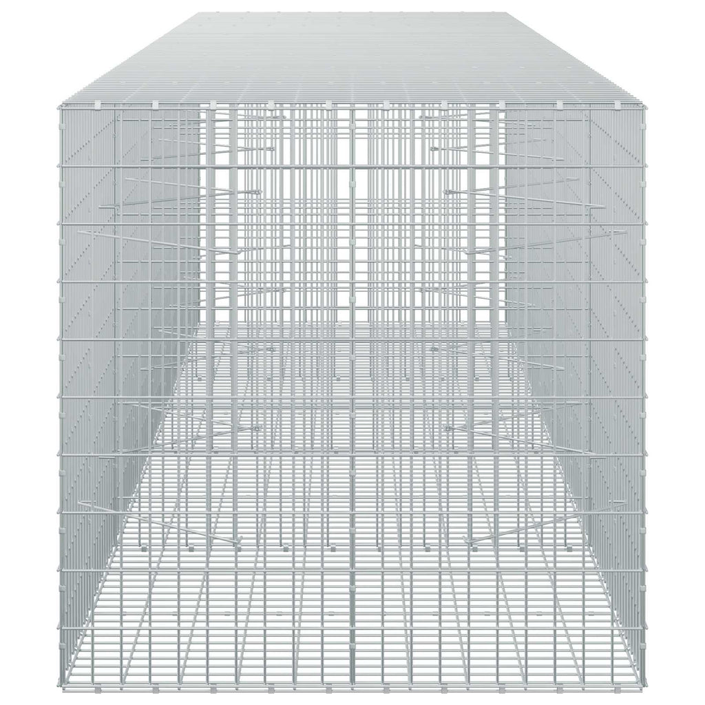 vidaXL Gabion z drutu 3,5 mm i siatką 5x10 cm 400x100x100 cm