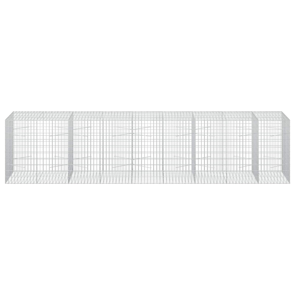 vidaXL Gabion z drutu 3,5 mm i siatką 5x10 cm 450x100x100 cm