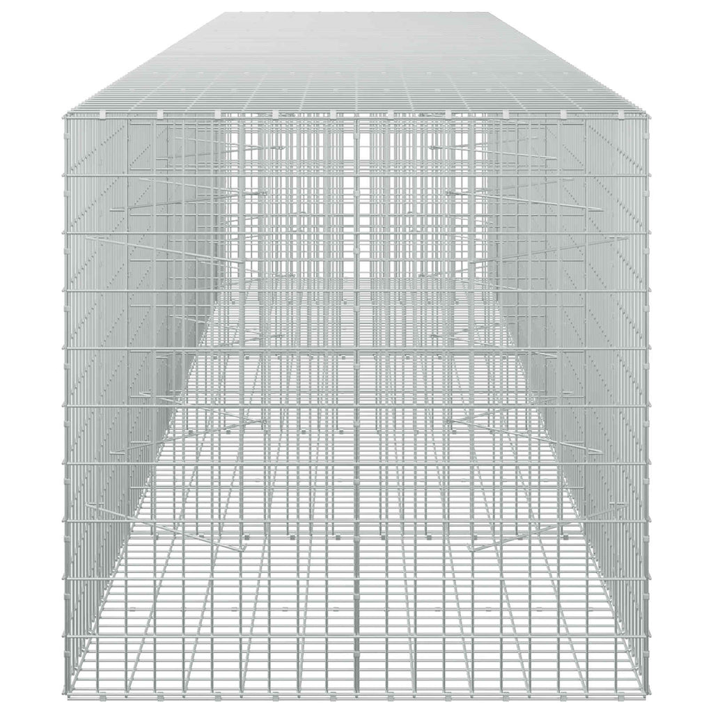 vidaXL Gabion z drutu 3,5 mm i siatką 5x10 cm 450x100x100 cm