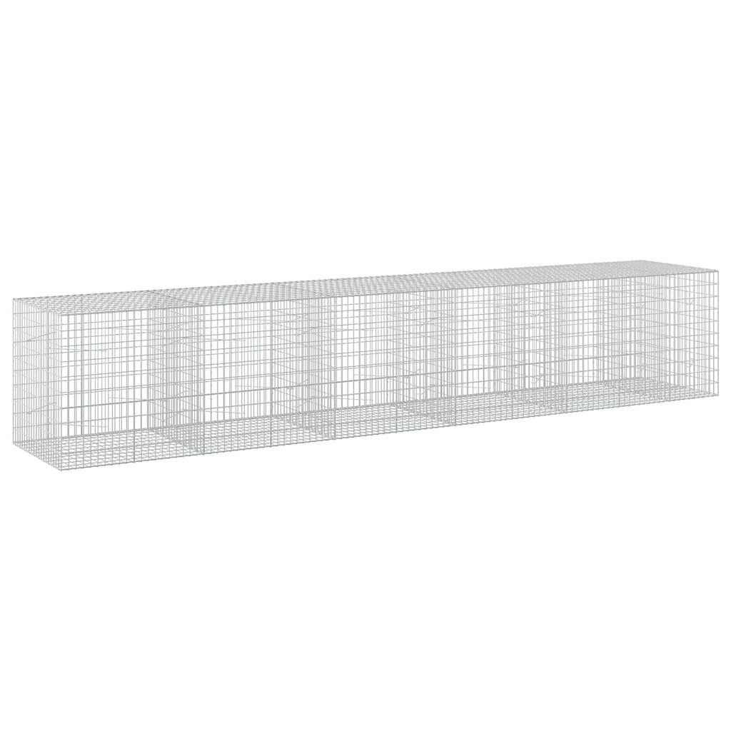 vidaXL Gabion z drutu 3,5 mm i siatką 5x10 cm 550x100x100 cm