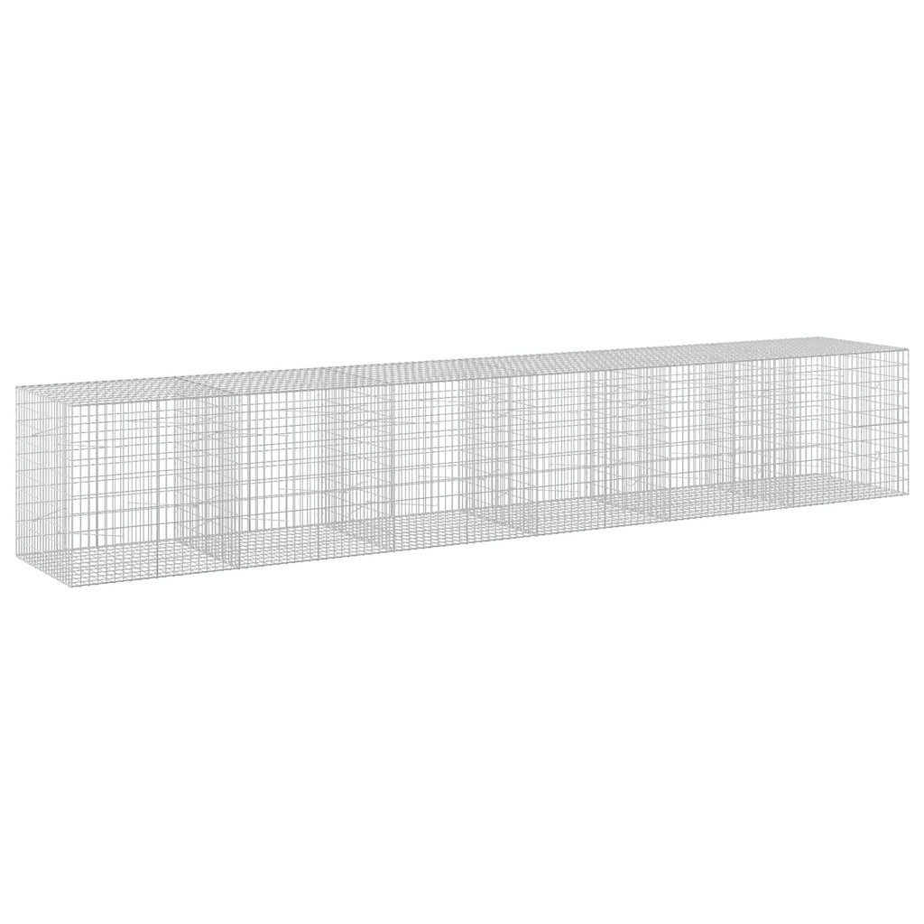 vidaXL Gabion z drutu 3,5 mm i siatką 5x10 cm 600x100x100 cm