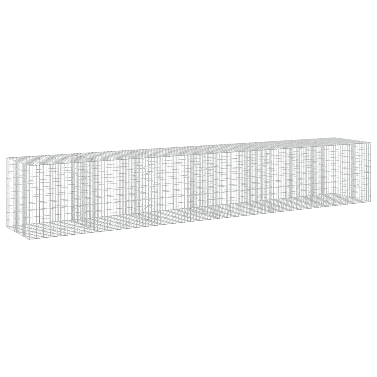 vidaXL Gabion z drutu 3,5 mm i siatką 5x10 cm 600x100x100 cm