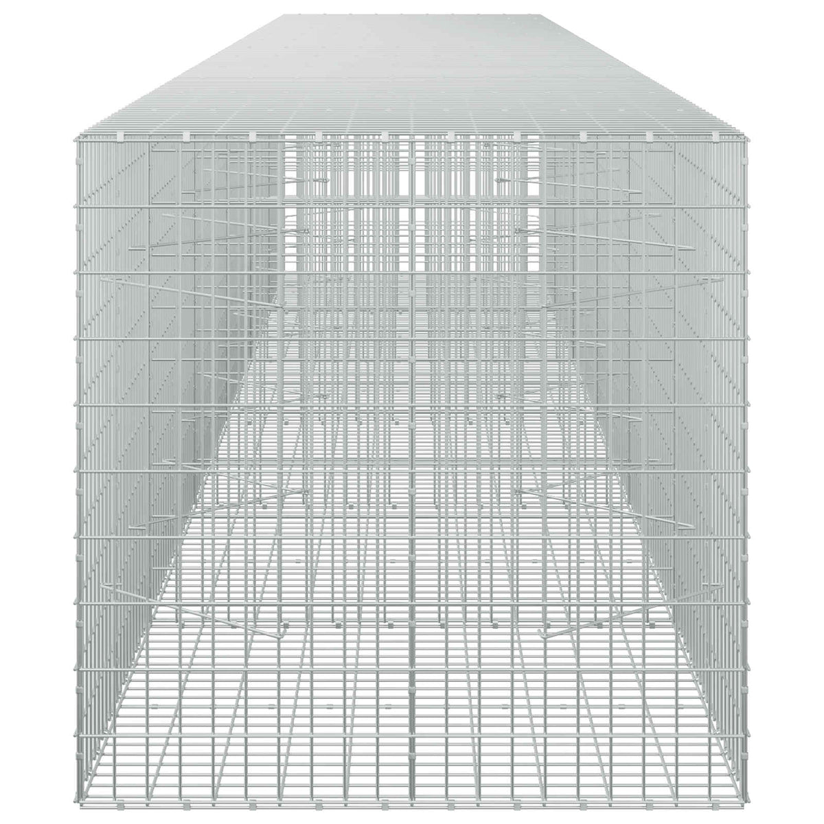 vidaXL Gabion z drutu 3,5 mm i siatką 5x10 cm 600x100x100 cm