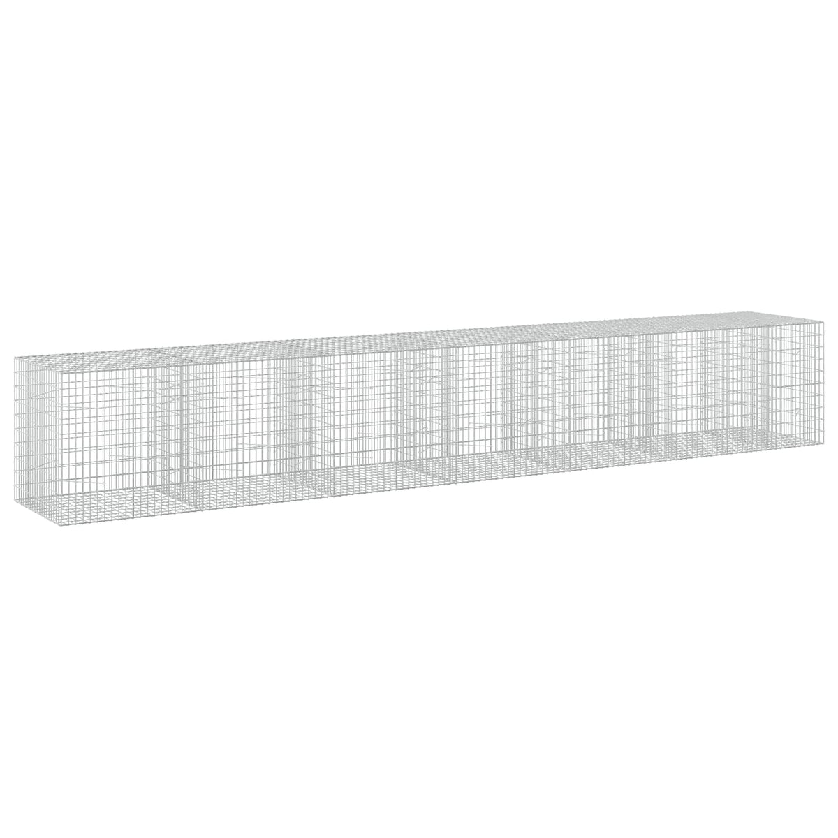 vidaXL Gabion z drutu 3,5 mm i siatką 5x10 cm 650x100x100 cm