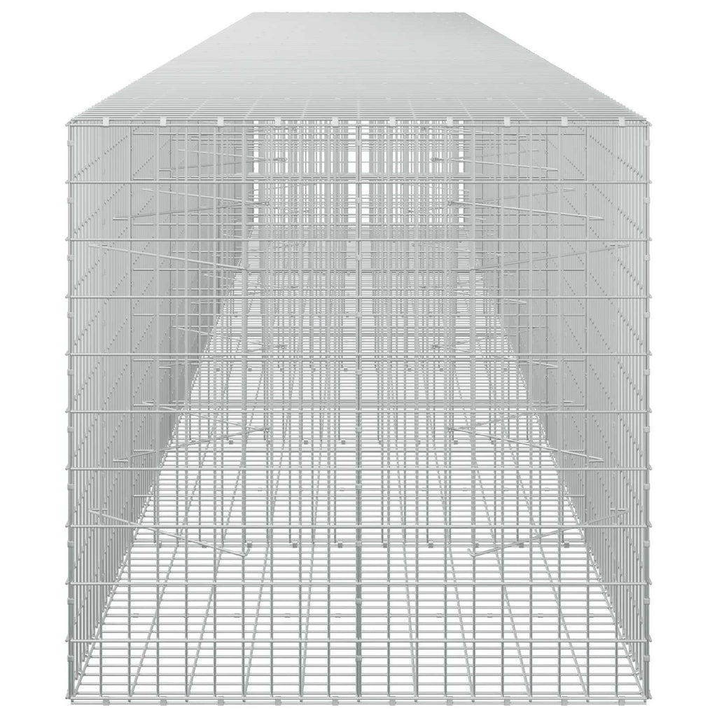 vidaXL Gabion z drutu 3,5 mm i siatką 5x10 cm 650x100x100 cm