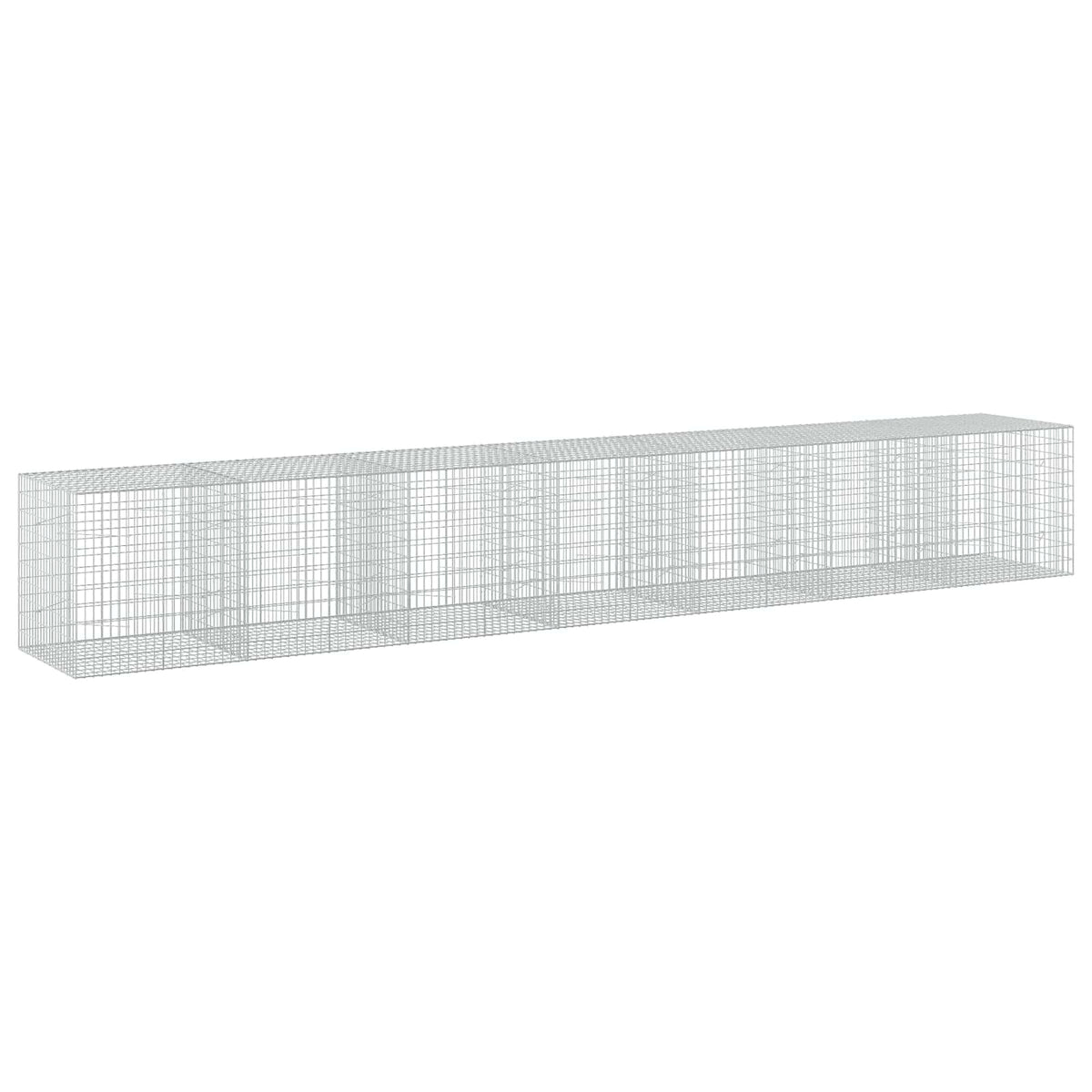 vidaXL Gabion z drutu 3,5 mm i siatką 5x10 cm 700x100x100 cm