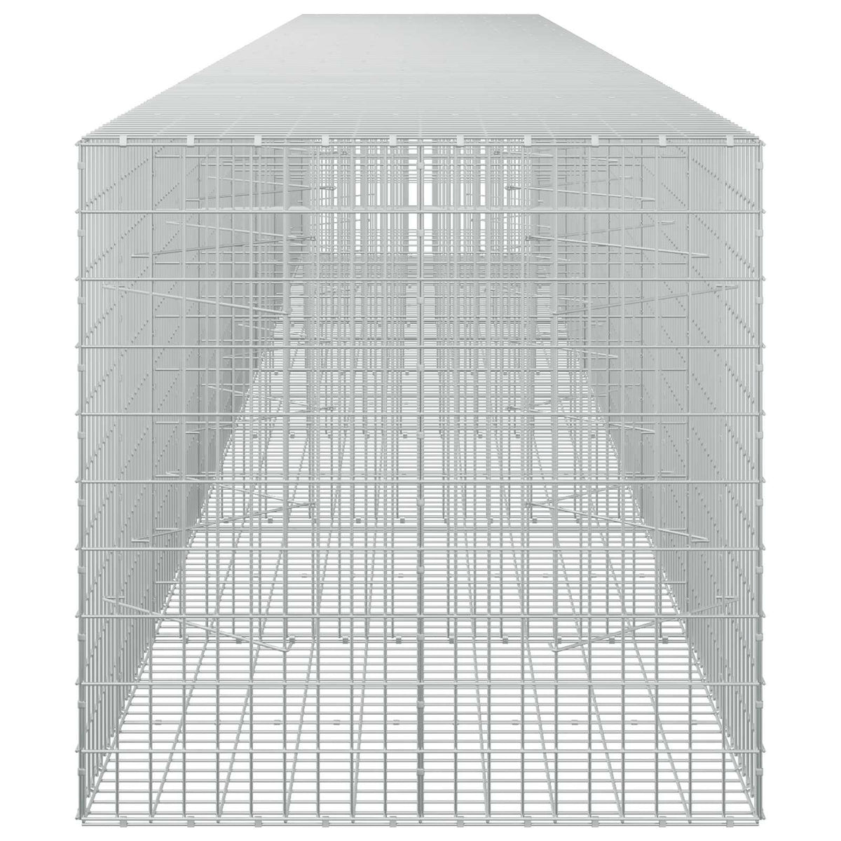 vidaXL Gabion z drutu 3,5 mm i siatką 5x10 cm 700x100x100 cm