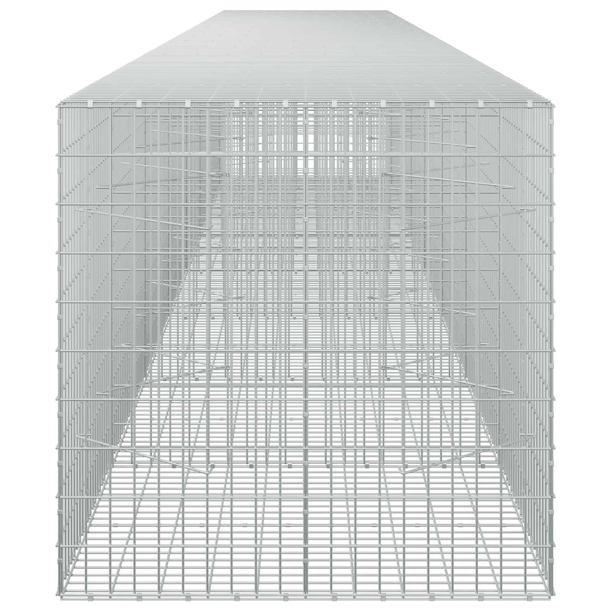 vidaXL Gabion z drutu 3,5 mm i siatką 5x10 cm 750x100x100 cm
