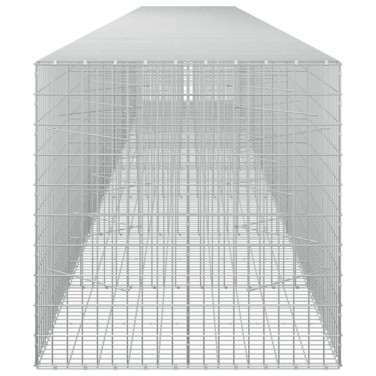 vidaXL Gabion z drutu 3,5 mm i siatką 5x10 cm 850x100x100 cm