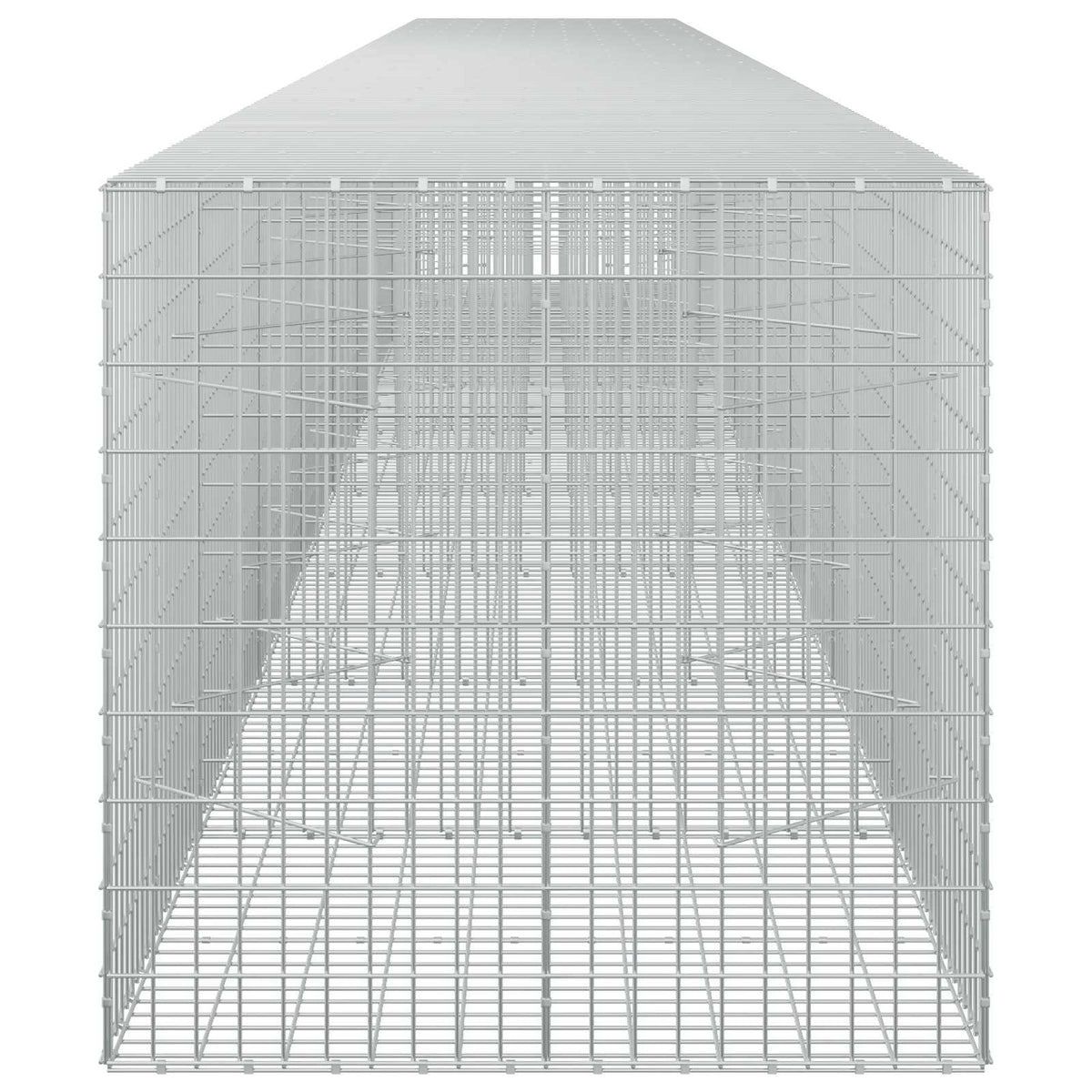 vidaXL Gabion z drutu 3,5 mm i siatką 5x10 cm 900x100x100 cm