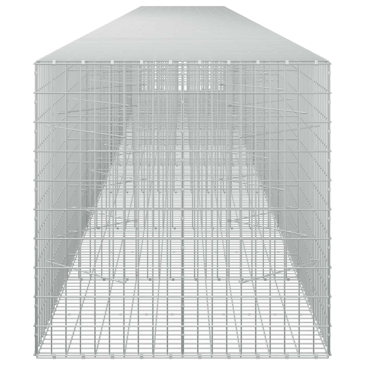 vidaXL Gabion z drutu 3,5 mm i siatką 5x10 cm 950x100x100 cm