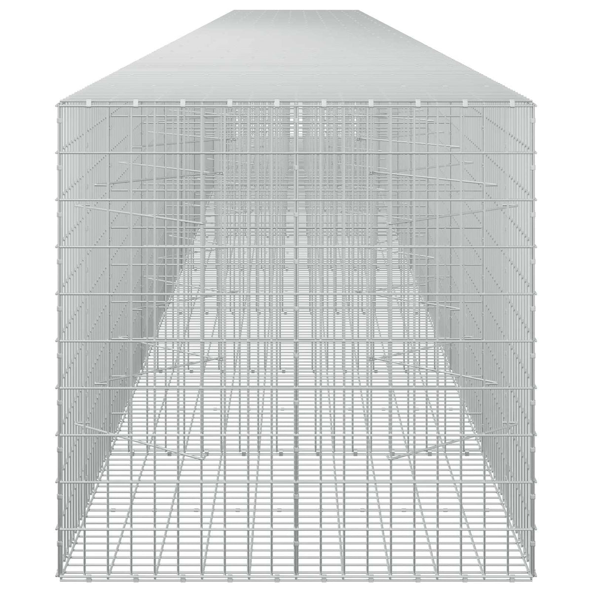vidaXL Gabion z drutu 3,5 mm i siatką 5x10 cm 1050x100x100 cm