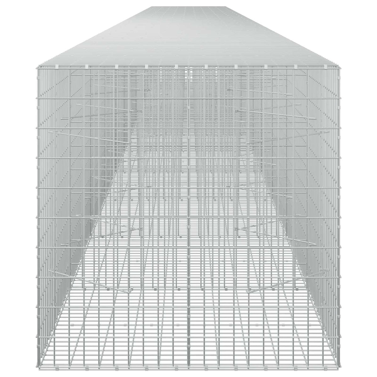 vidaXL Gabion z drutu 3,5 mm i siatką 5x10 cm 1150x100x100 cm