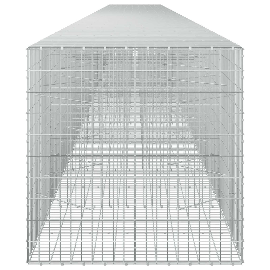 vidaXL Gabion z drutu 3,5 mm i siatką 5x10 cm 1200x100x100 cm