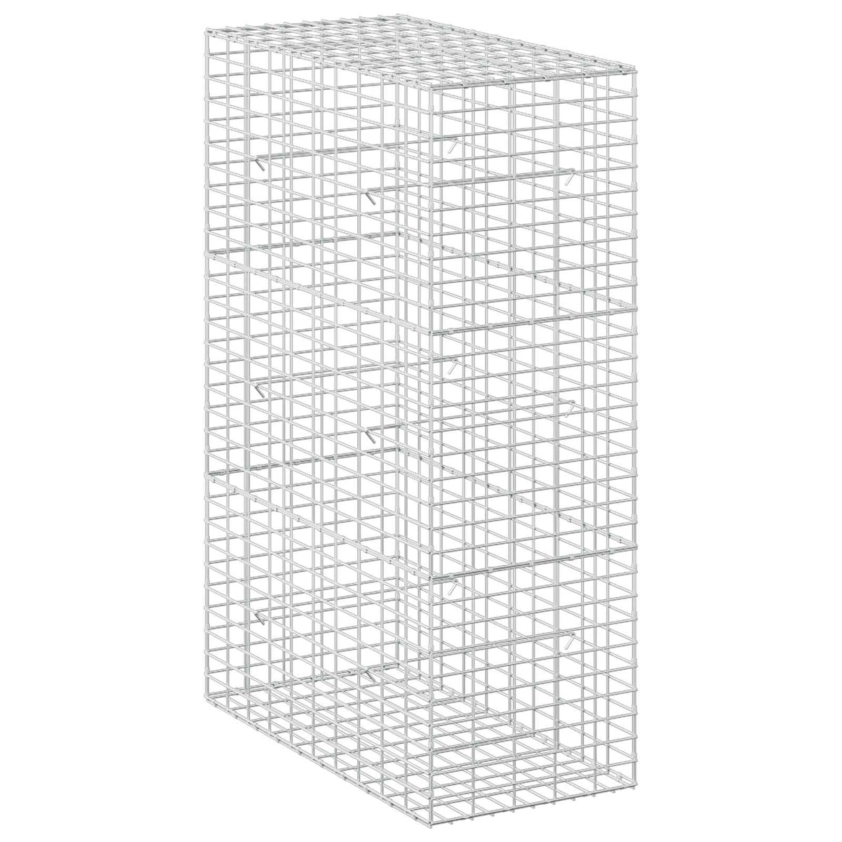 vidaXL Gabion z drutu 3,5 mm i siatką 5x10 cm 50x100x150 cm