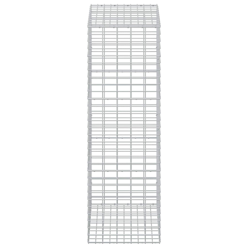 vidaXL Gabion z drutu 3,5 mm i siatką 5x10 cm 50x100x150 cm