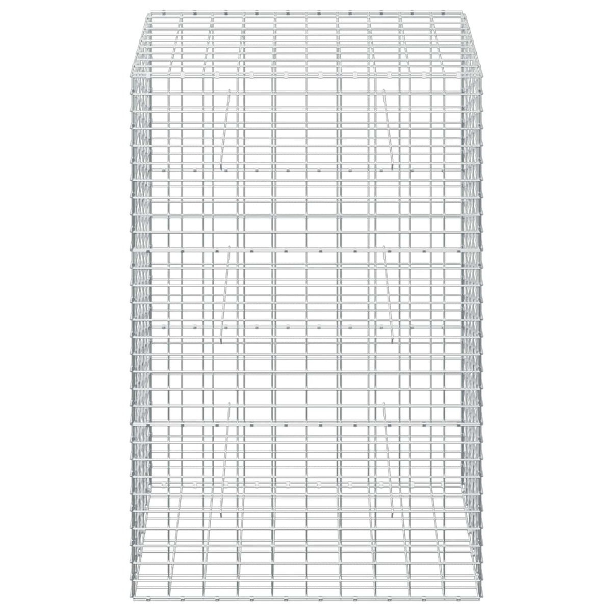 vidaXL Gabion z drutu 3,5 mm i siatką 5x10 cm 50x100x150 cm