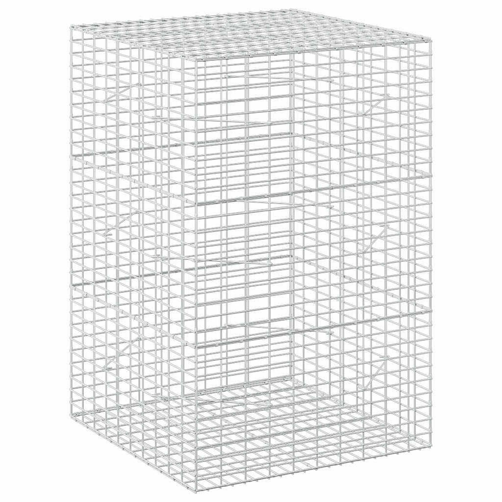 vidaXL Gabion z drutu 3,5 mm i siatką 5x10 cm 100x100x150 cm