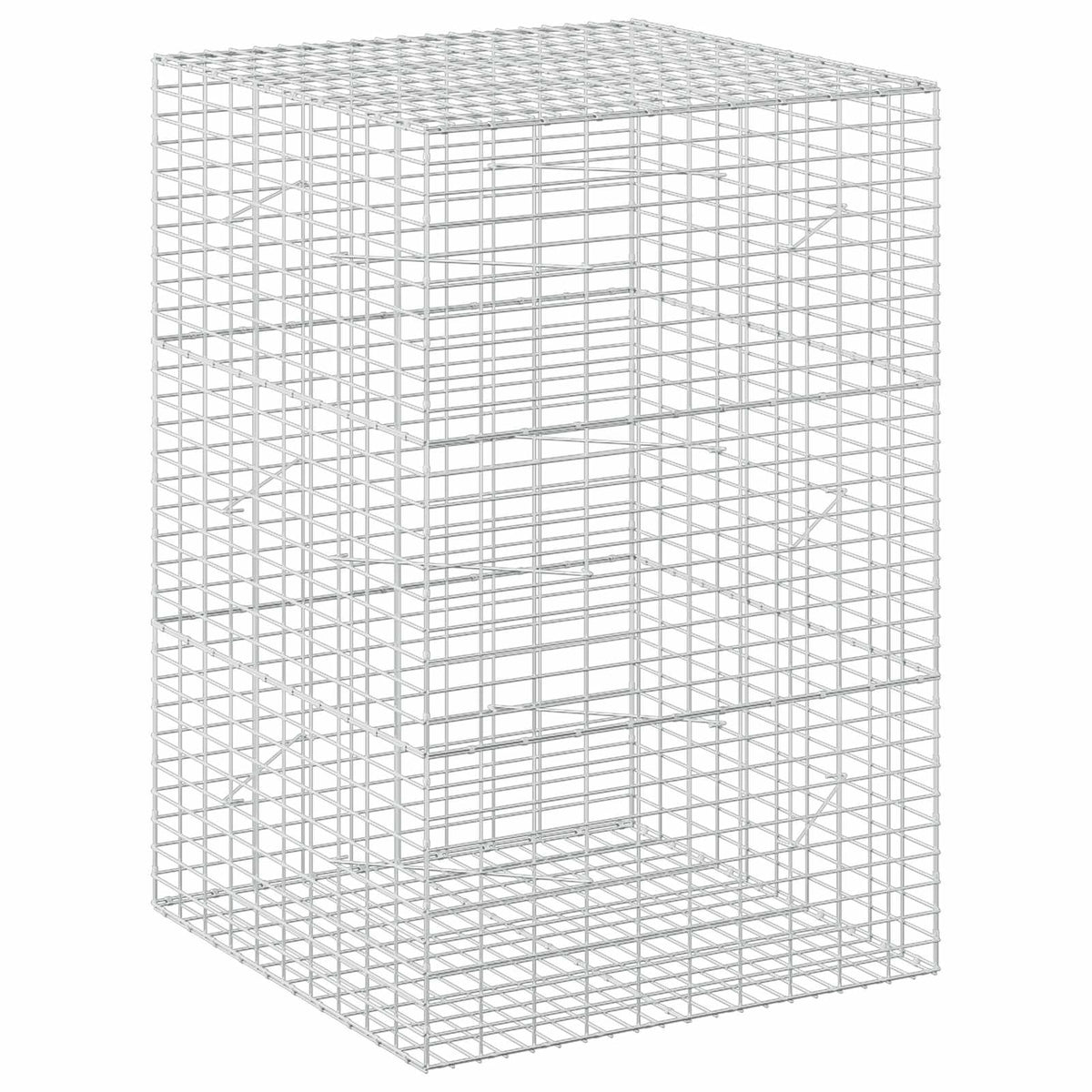 vidaXL Gabion z drutu 3,5 mm i siatką 5x10 cm 100x100x150 cm