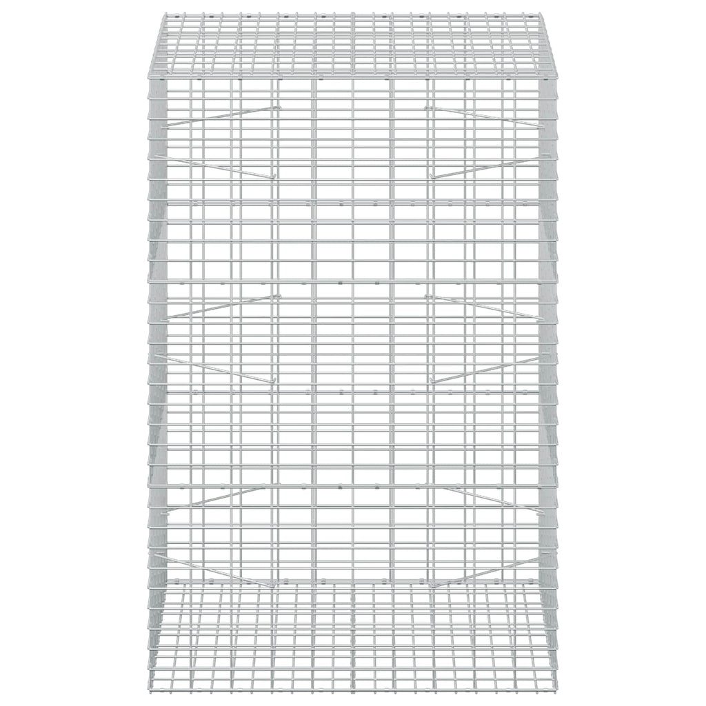 vidaXL Gabion z drutu 3,5 mm i siatką 5x10 cm 100x100x150 cm