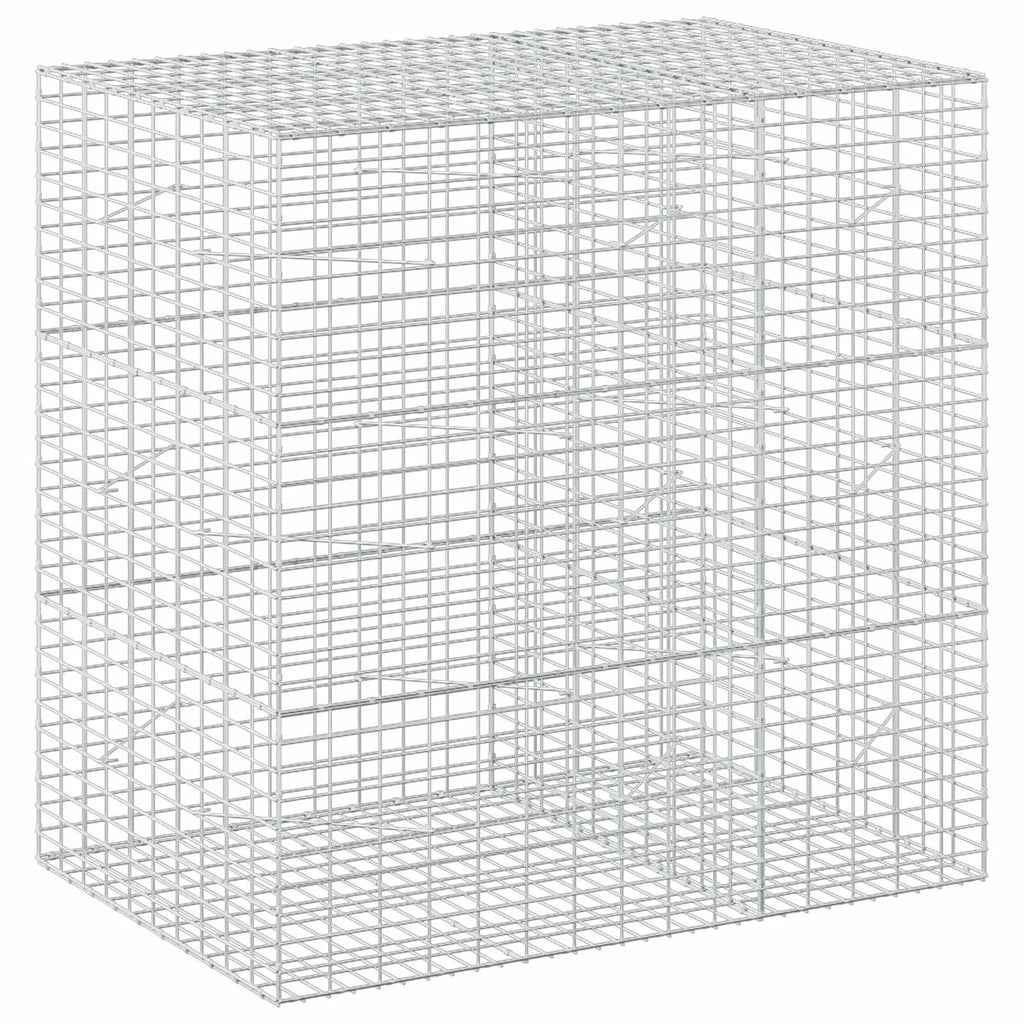 vidaXL Gabion z drutu 3,5 mm i siatką 5x10 cm 150x100x150 cm