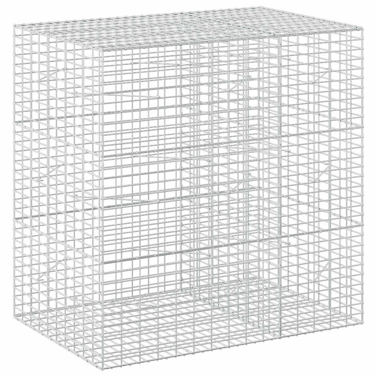 vidaXL Gabion z drutu 3,5 mm i siatką 5x10 cm 150x100x150 cm