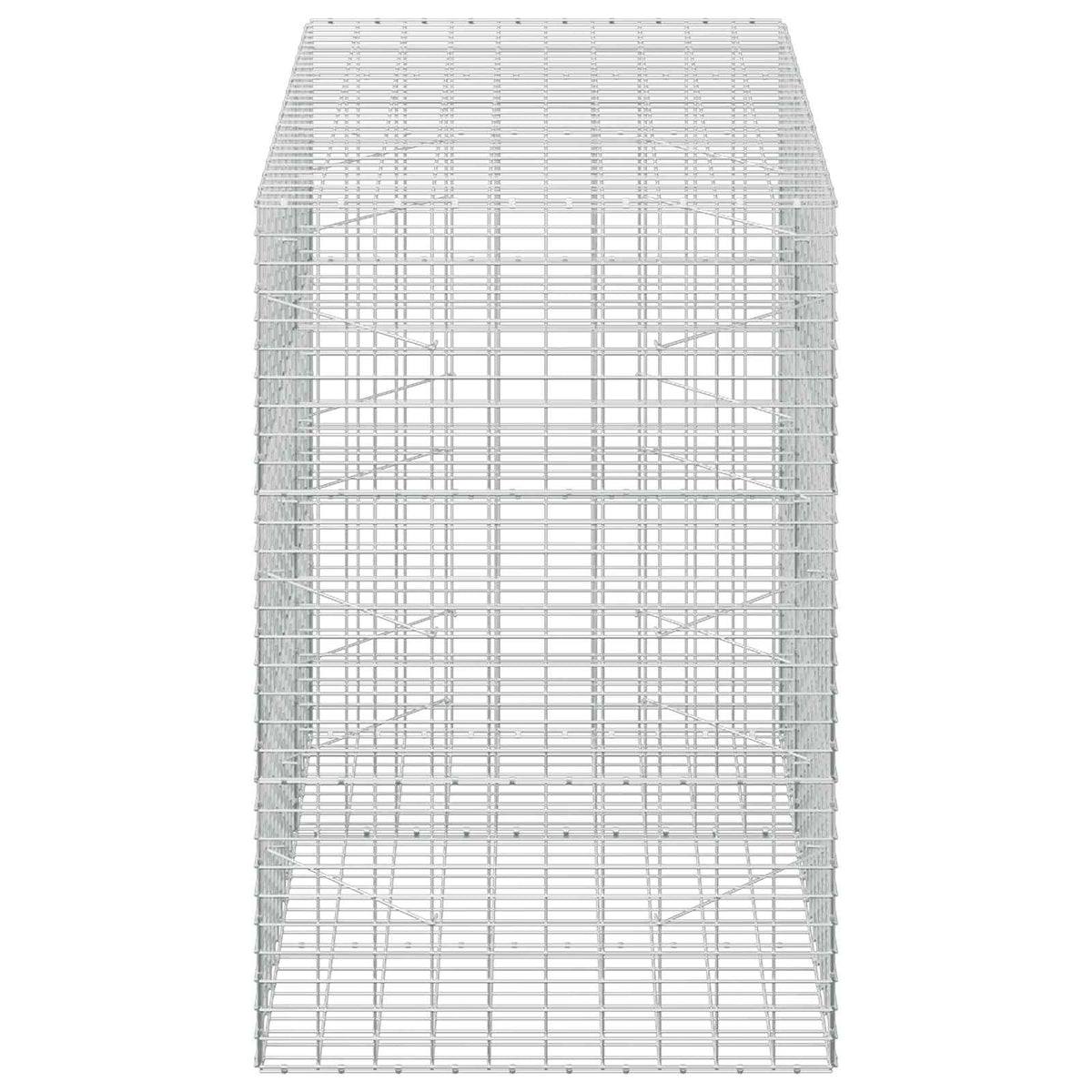 vidaXL Gabion z drutu 3,5 mm i siatką 5x10 cm 150x100x150 cm