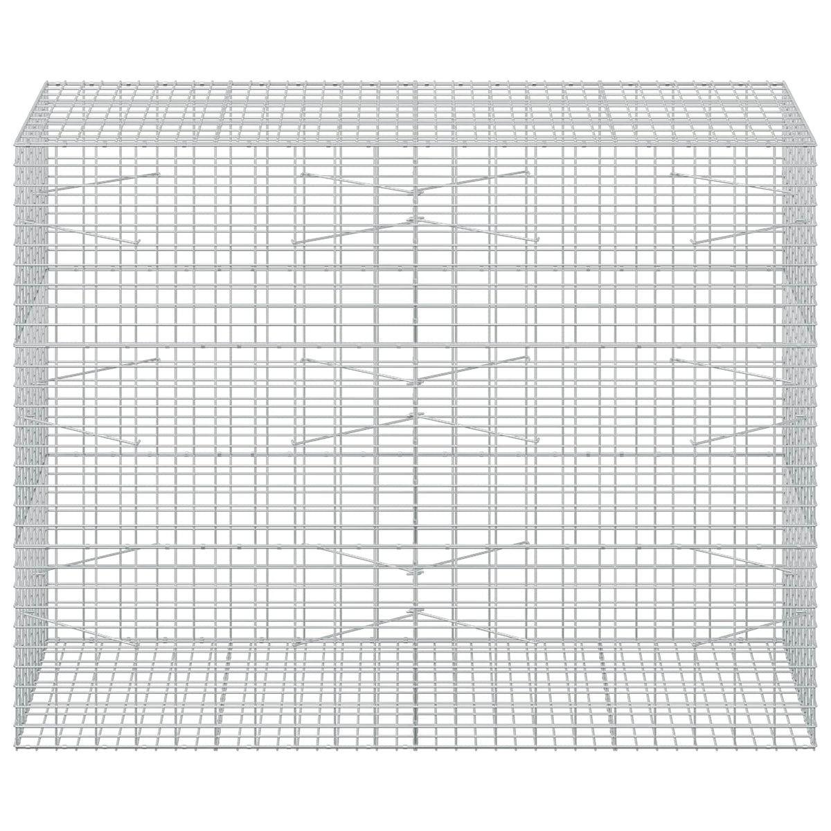 vidaXL Gabion z drutu 3,5 mm i siatką 5x10 cm 200x100x150 cm