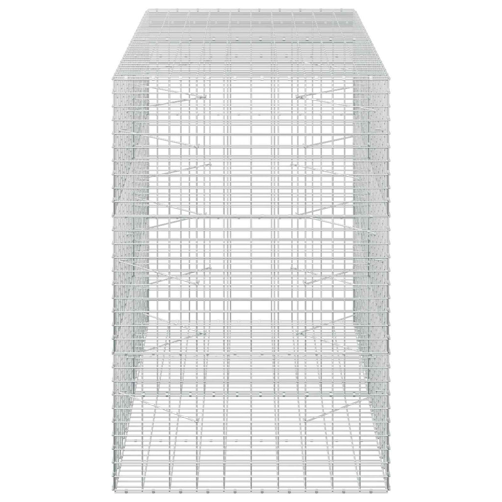 vidaXL Gabion z drutu 3,5 mm i siatką 5x10 cm 200x100x150 cm