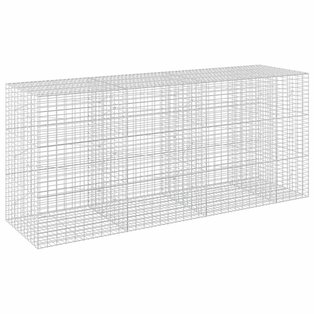 vidaXL Gabion z drutu 3,5 mm i siatką 5x10 cm 350x100x150 cm