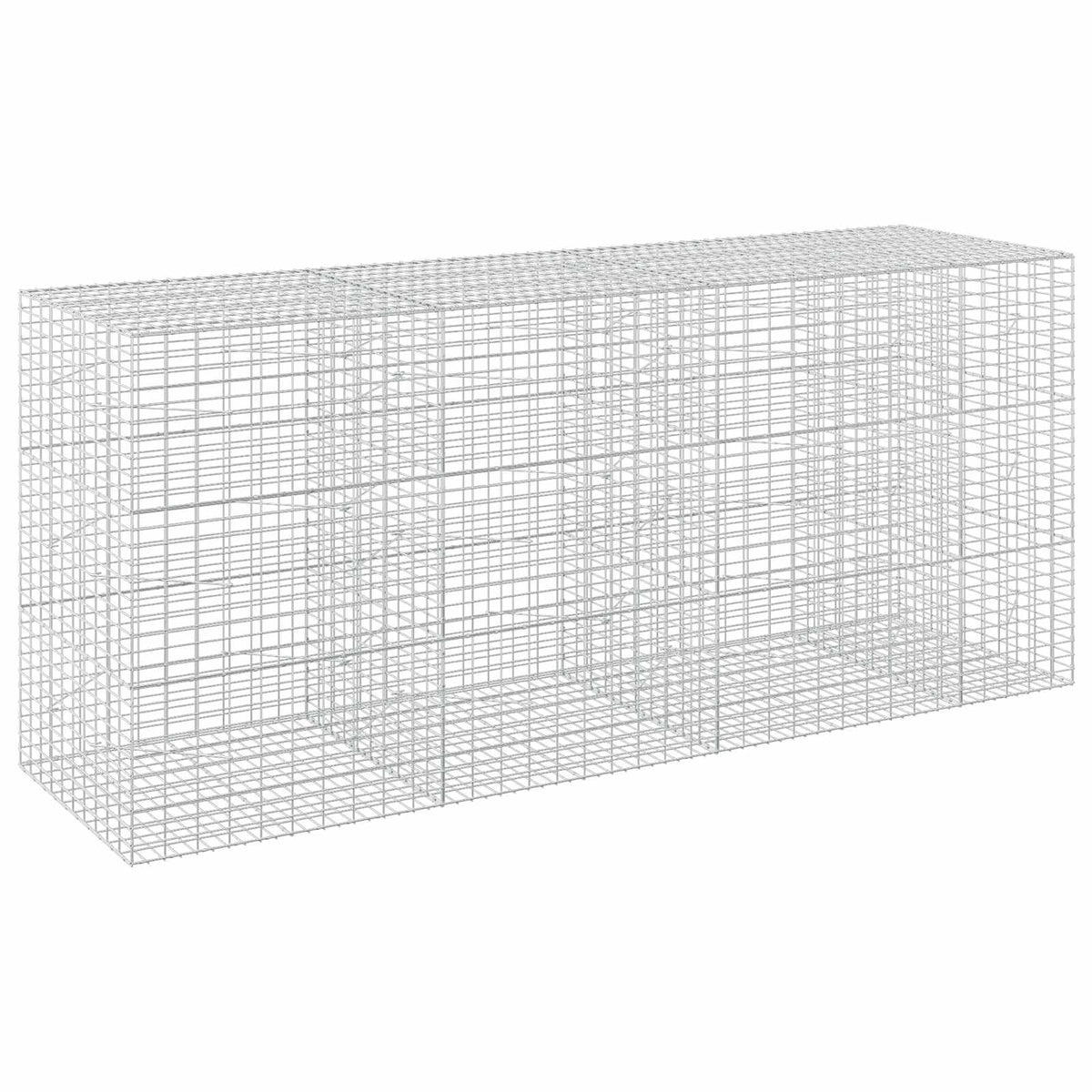 vidaXL Gabion z drutu 3,5 mm i siatką 5x10 cm 350x100x150 cm