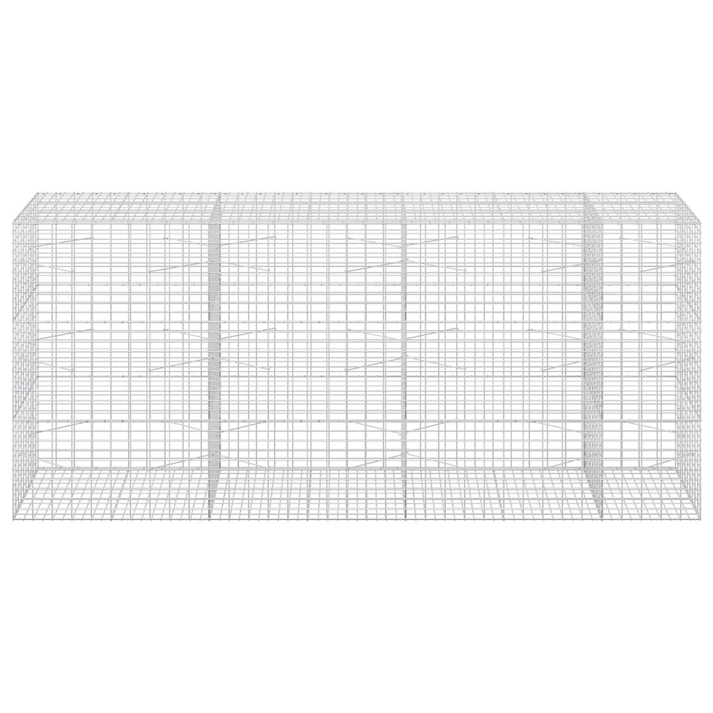 vidaXL Gabion z drutu 3,5 mm i siatką 5x10 cm 350x100x150 cm