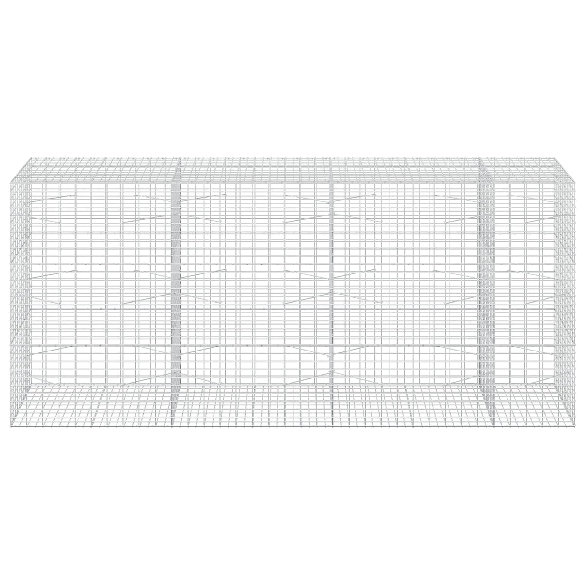 vidaXL Gabion z drutu 3,5 mm i siatką 5x10 cm 350x100x150 cm